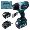 Гайковерт акумуляторний PROFI-TEC DTW800BL POWERLine 4.0 Аг 2шт