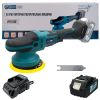 Полірувальна машинка ексцентрікова акумуляторна PROFI-TEC DPO1515BL POWERLine 4.0 Аг 1шт