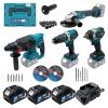 Набір інструментів акумуляторний PROFI-TEC Combo Set 4/2 POWERLine CBH20BL, DHP485BL, DGA20BL, DTW500BL