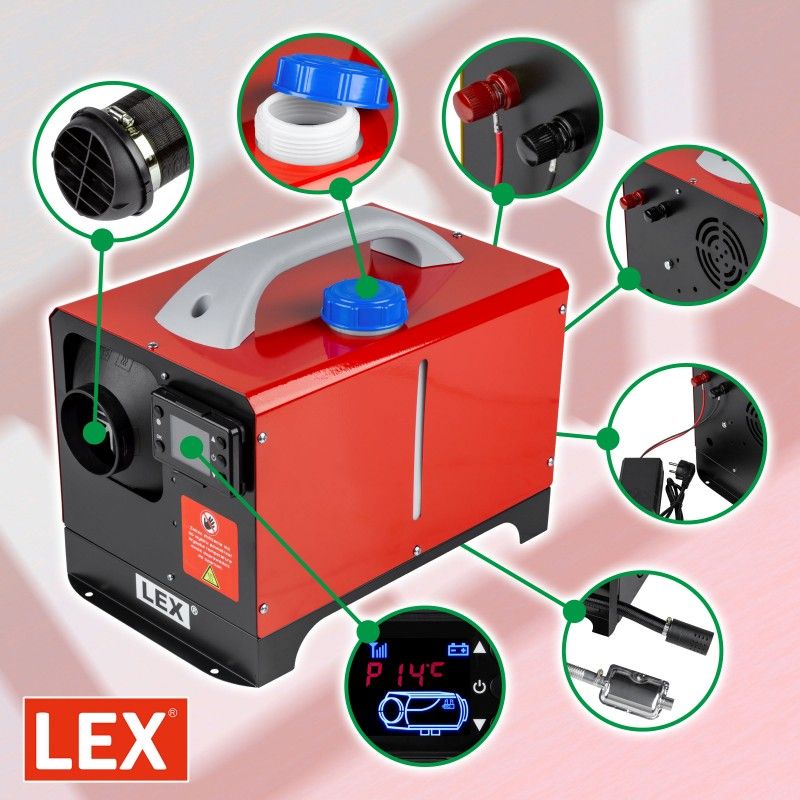 Нагрівач дизельний LEX LXOH8KW