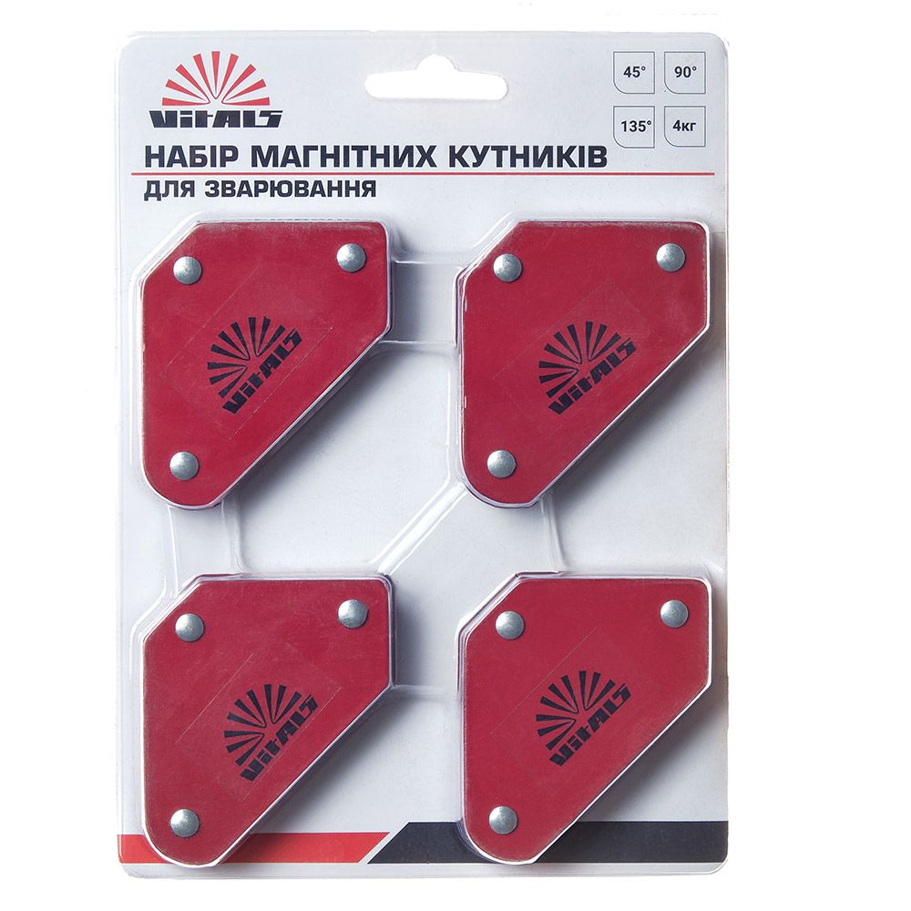Набір магнітних вугільників для зварювання стріла Vitals WMS 140923