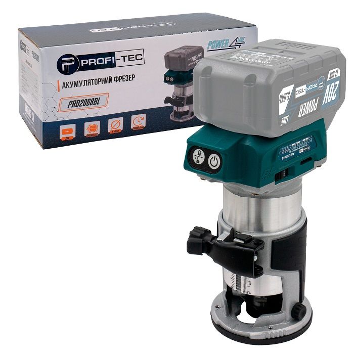 Фрезер аккумуляторный PROFI-TEC PRD2068BL POWERLine без акб