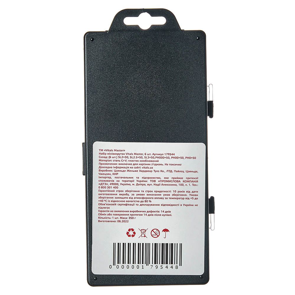 Набір міні викруток Vitals Master 179544