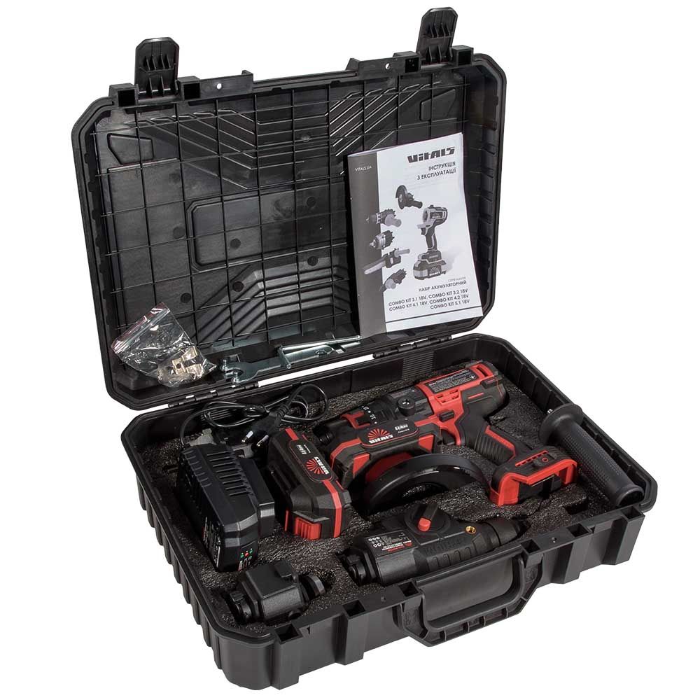 Набір інструментів акумуляторних Vitals Master COMBO KIT 4.2 18V