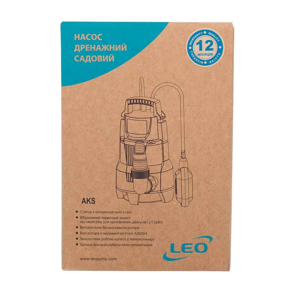 Дренажний насос 0.4 кВт LEO AKS-401PWH