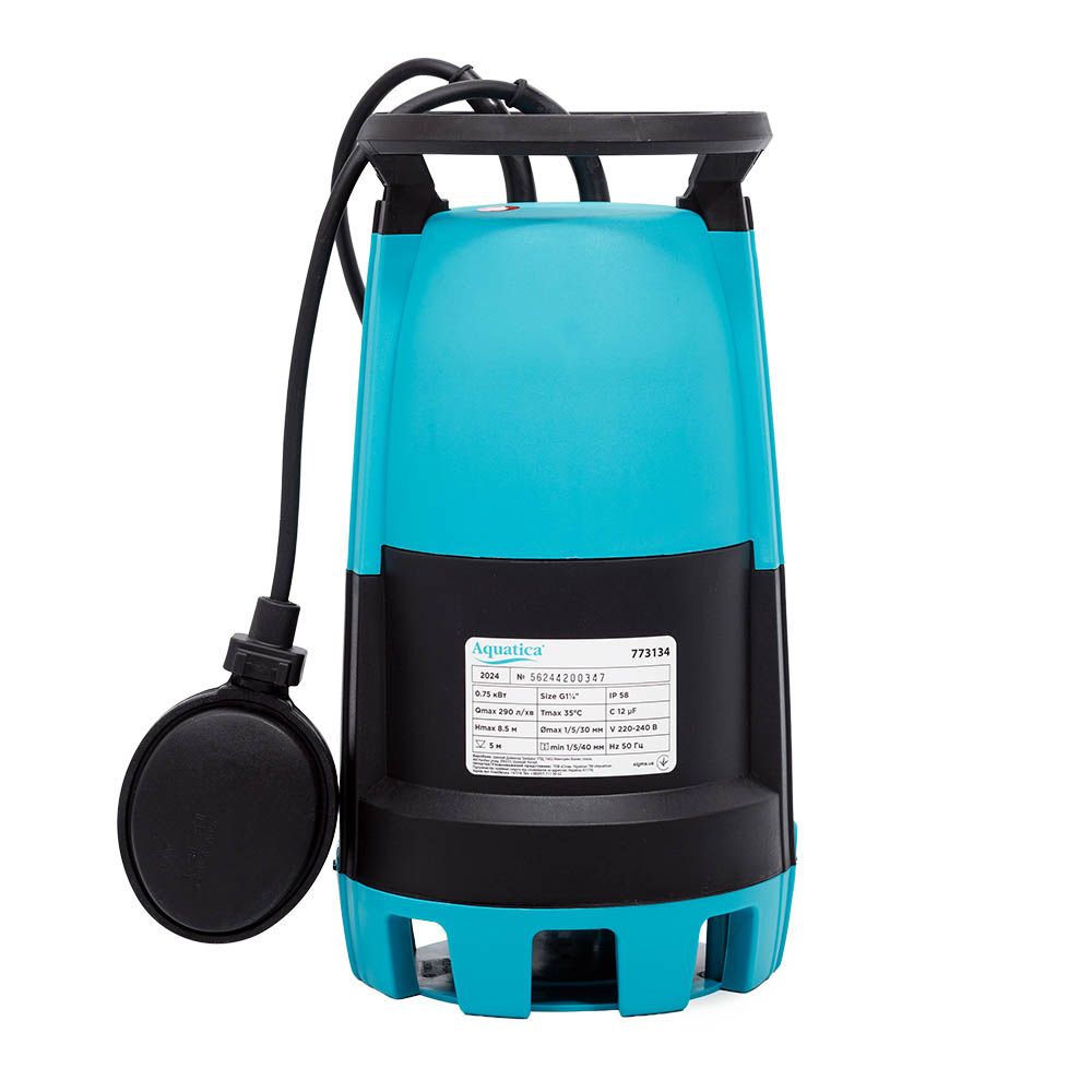 Дренажний насос 3в1 0.75 кВт AQUATICA XKJa750E