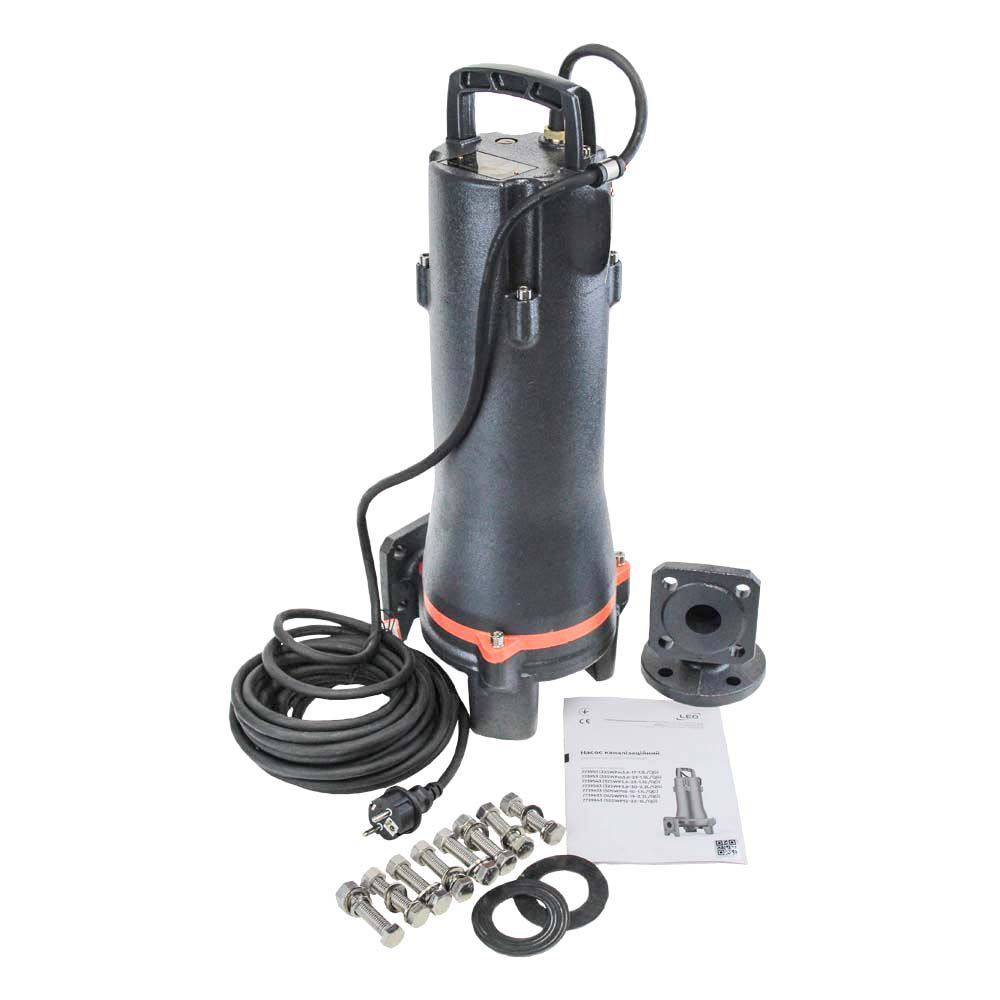 Фекальний насос 1.5кВт LEO 3.0 32SWPm3.6-23-1.5L/QG