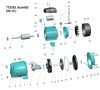 Насос відцентровий самовсмоктуючий 0.6 кВт LEO 3.0 AJm60
