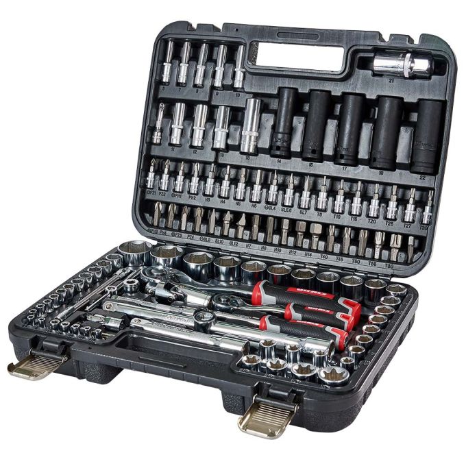 Набір головок торцевих із тріскачкою Vitals Master Impact + Superlock 186169