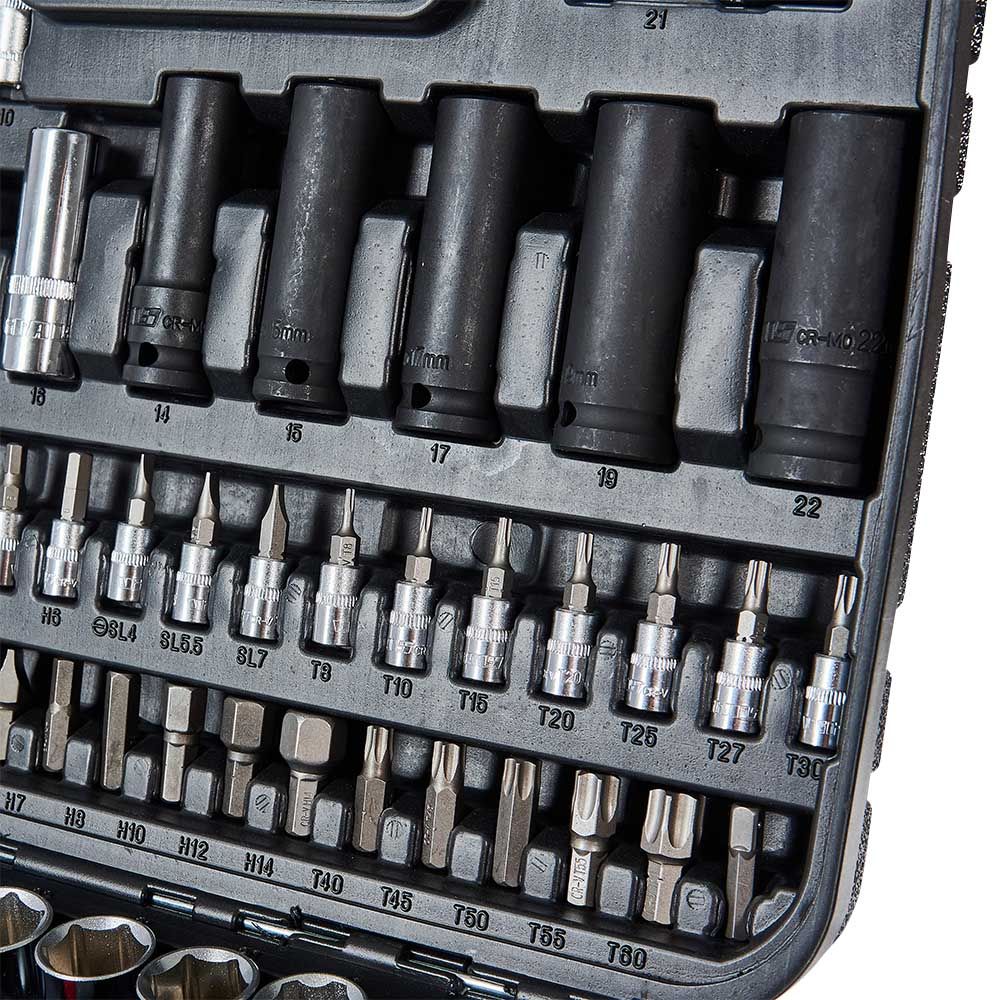 Набір головок торцевих із тріскачкою Vitals Master Impact + Superlock 186169