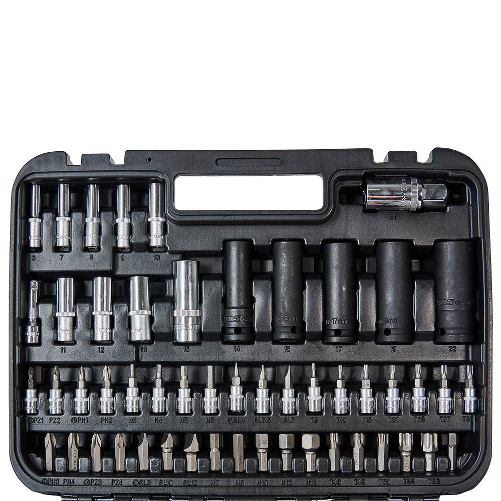 Набір головок торцевих із тріскачкою Vitals Master Impact + Superlock 186169