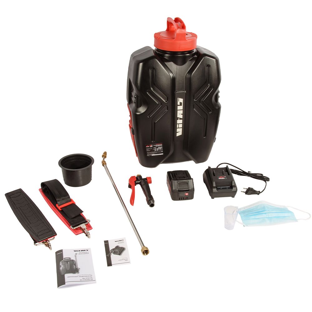 Опрыскиватель аккумуляторный 12л Vitals Professional Sm 312omb kit