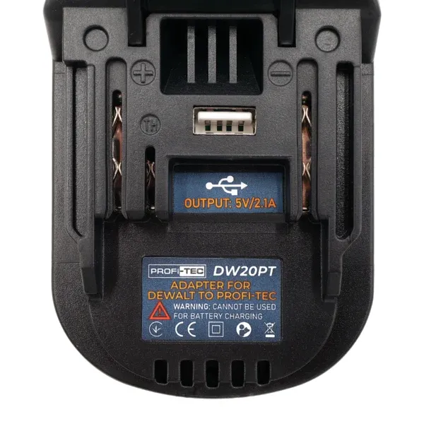 Адаптер PROFI-TEC DW20PT з батареї DeWalt / Milwaukee на Makita
