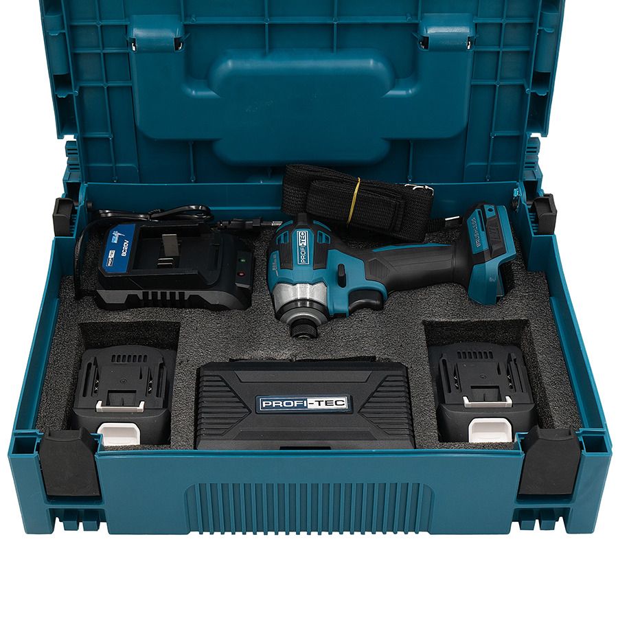 Імпакт гвинтоверт акумуляторний PROFI-TEC PID1820BL POWERLine