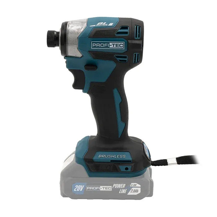Імпакт гвинтоверт акумуляторний PROFI-TEC PID1820BL POWERLine