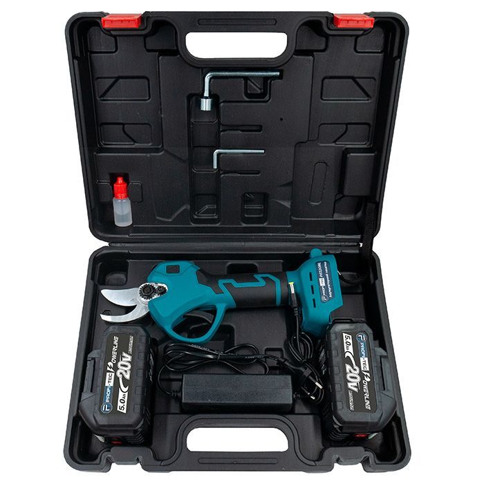 Секатор акумуляторний PROFI-TEC PES20BL POWERLine 2.0 Аг 2шт