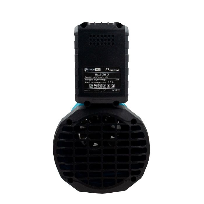 Повітродувка акумуляторна PROFI-TEC PLB2036BL POWERLine 4.0 Аг 2шт