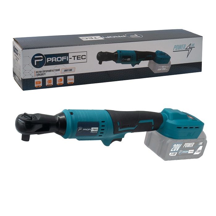 Гайковерт кутовий акумуляторний PROFI-TEC DWR1110BL POWERLine без акб