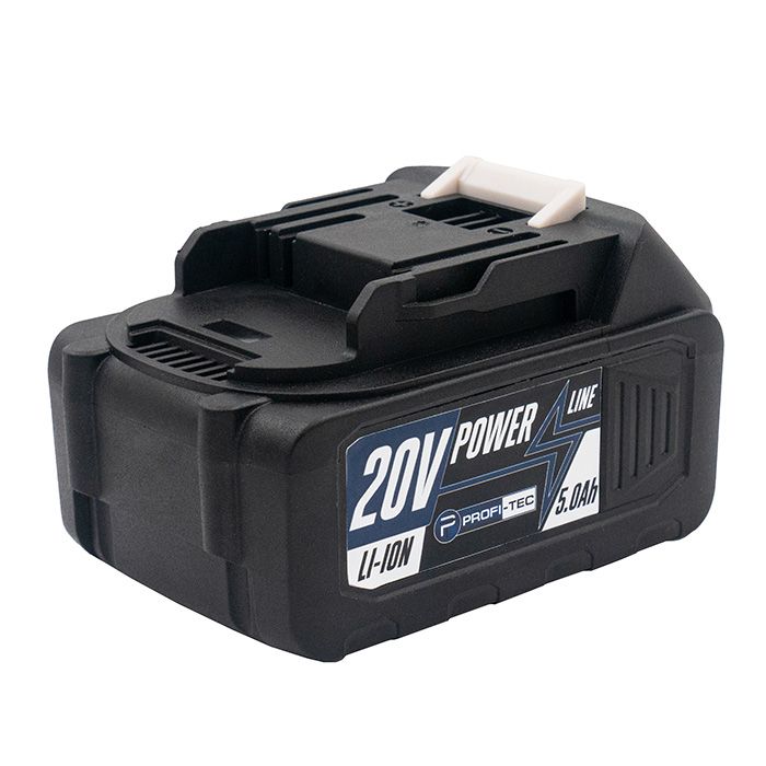 Акумулятор 20 В на 4.0 Аг PROFI-TEC PT2040EP POWERLine високострумовий з індикатором