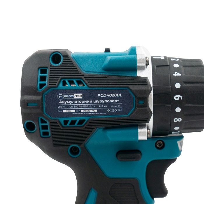 Шурупокрут акумуляторний PROFI-TEC PCD4020BL POWERLine