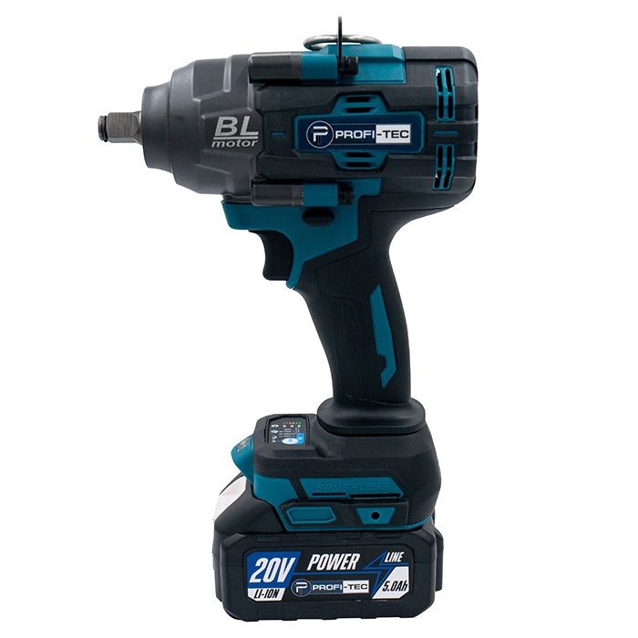 Гайковерт акумуляторний PROFI-TEC PTW1002BL POWERLine  4.0 Аг 2шт