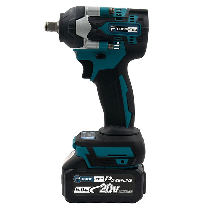 Гайковерт аккумуляторный PROFI-TEC DTW500BL POWERLine 4.0 Аг 2шт