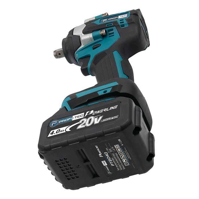 Гайковерт акумуляторний PROFI-TEC DTW500BL POWERLine 4.0 Аг 2шт