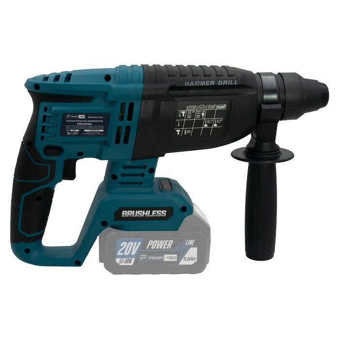 Набір інструментів акумуляторний PROFI-TEC Combo Set 4/2 POWERLine CBH20BL, DHP485BL, DGA20BL, DTW500BL