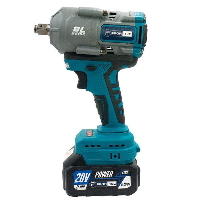 Гайковерт акумуляторний PROFI-TEC PTW1003BL POWERLine 4.0 Аг 2шт