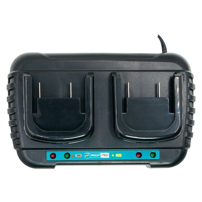 Двопортовий зарядний пристрій PROFI-TEC PCD20/2 dual