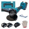 Болгарка акумуляторна 125мм PROFI-TEC PGA202BL POWERLine 4,0а 2шт