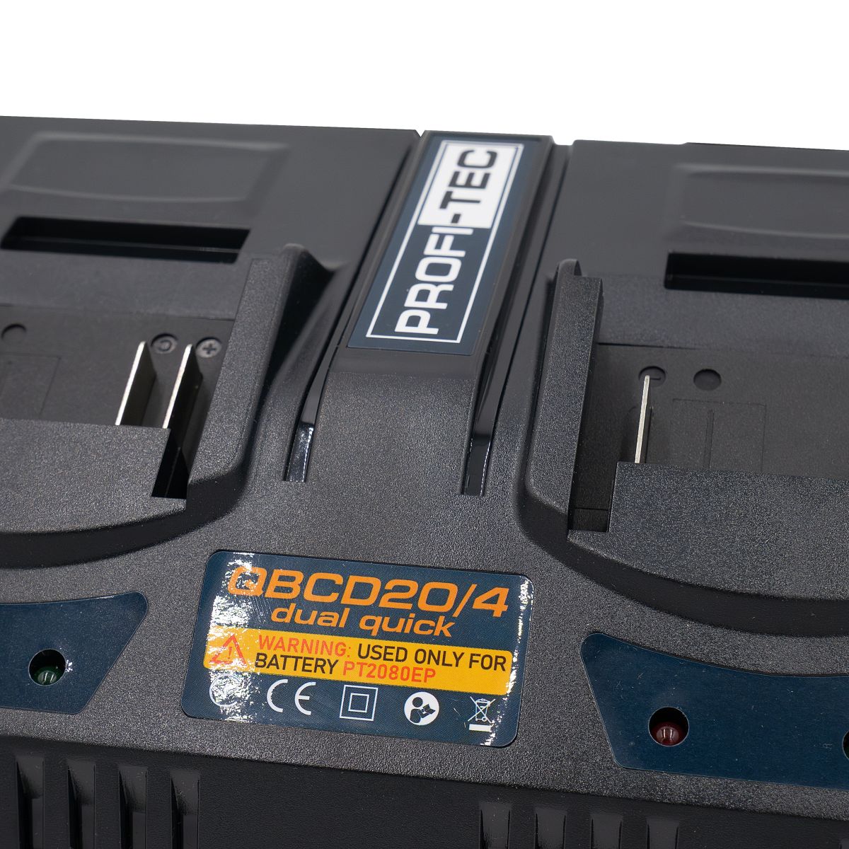Зарядне для акумулятора двопортовий PROFI-TEC QBCD20/4 dual quick