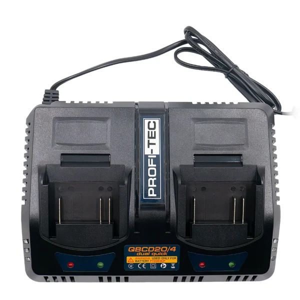 Зарядне для акумулятора двопортовий PROFI-TEC QBCD20/4 dual quick