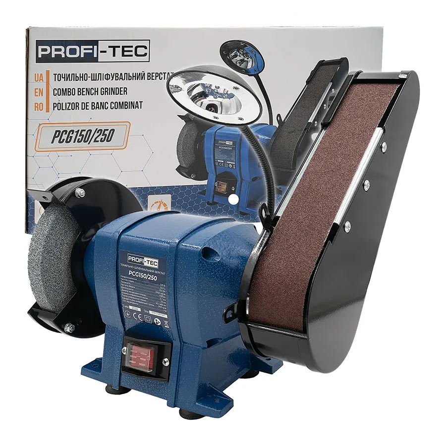 Точильно шлифовальный станок PROFI-TEC PCG150/250