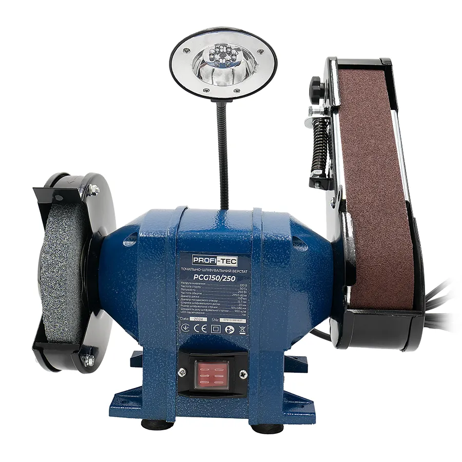 Точильно шлифовальный станок PROFI-TEC PCG150/250