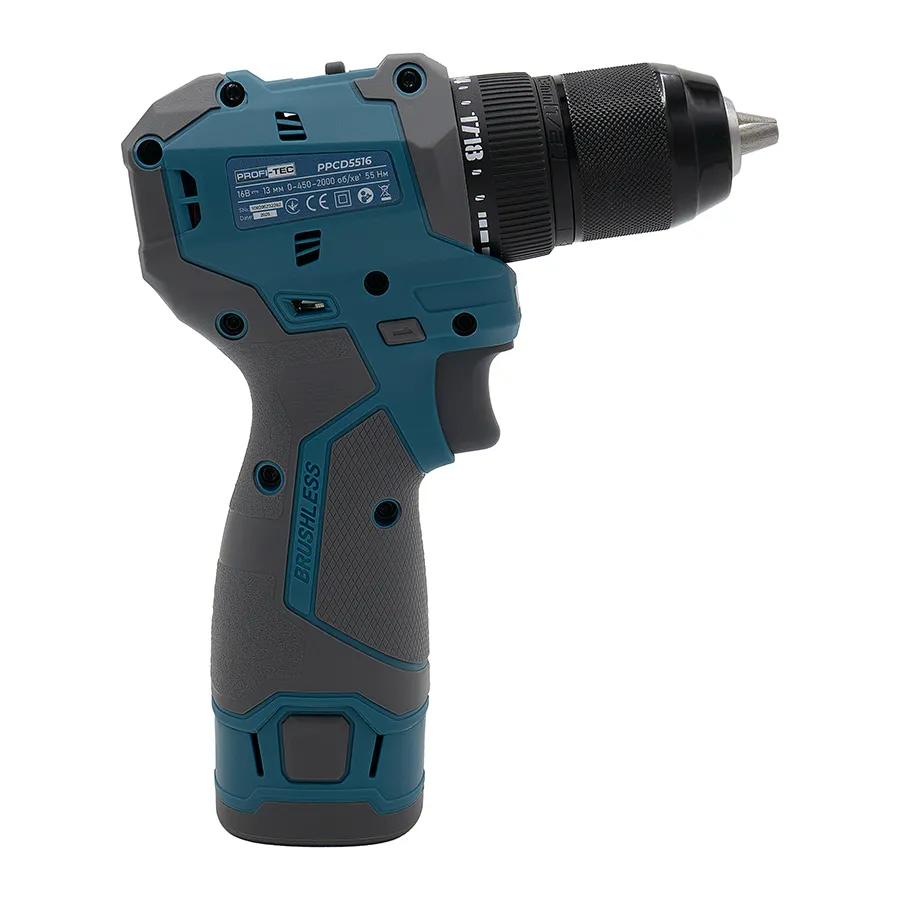 Шурупокрут акумуляторний PROFI-TEC PPCD5516