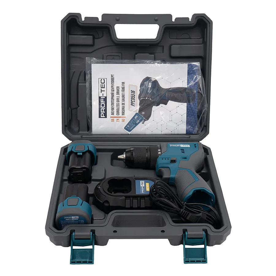 Шурупокрут акумуляторний PROFI-TEC PPCD5516