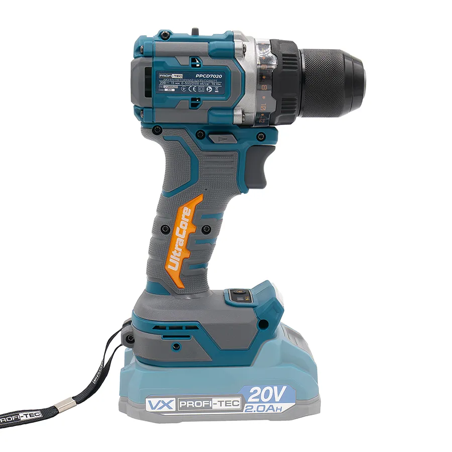 Шурупокрут дриль акумуляторний PROFI-TEC PPCD7020 UltraCore 4.0 Аг