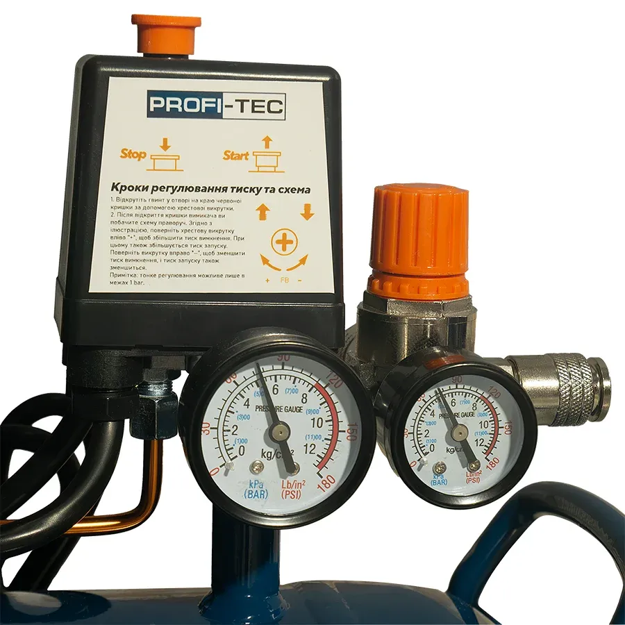 Компресор масляний PROFI-TEC OC-100W3