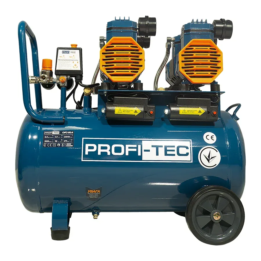 Компресор безмасляний PROFI-TEC OFC-50.4