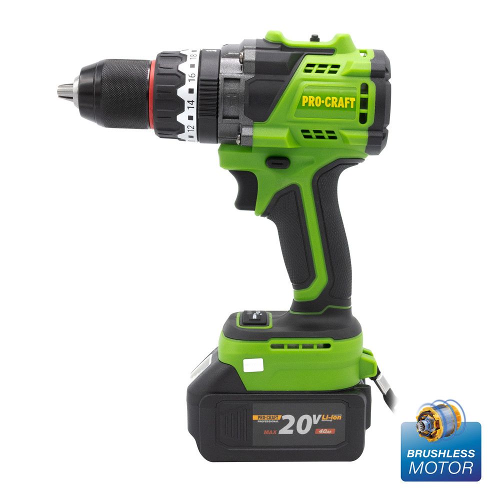 Шурупокрут акумуляторний Procraft PA18ProBL