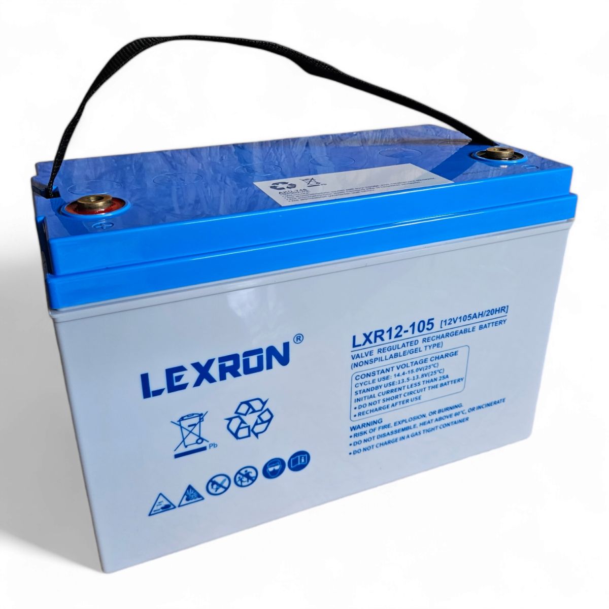 Аккумулятор гелевый тяговой 105 А/час 12в LexRon Турция