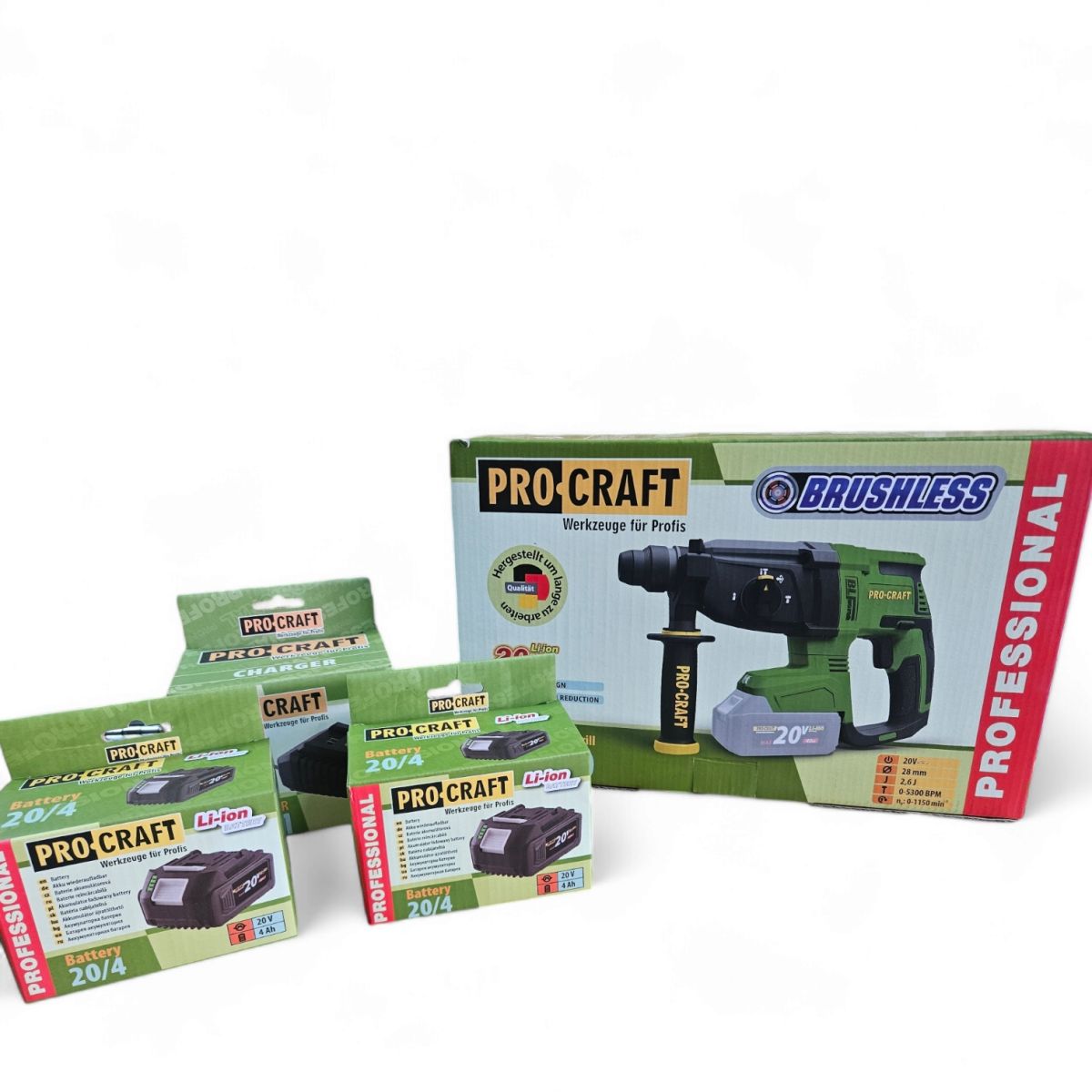 Перфоратор аккумуляторный Pro Craft PHA 40 Германия