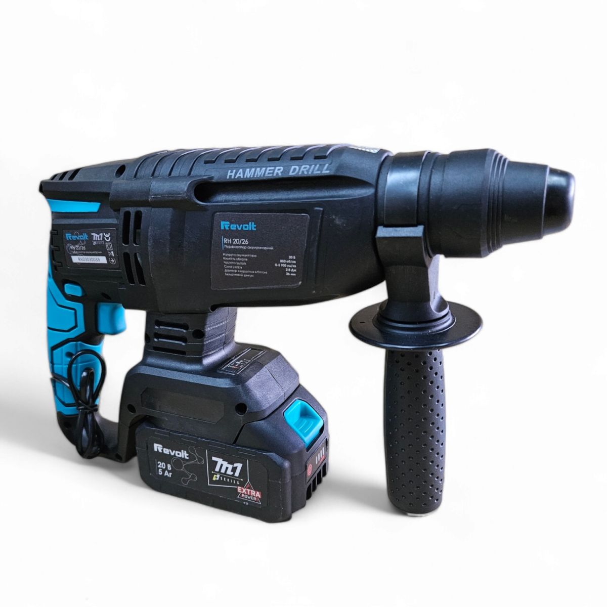 Перфоратор аккумуляторный REVOLT RH-20/26 Швеция