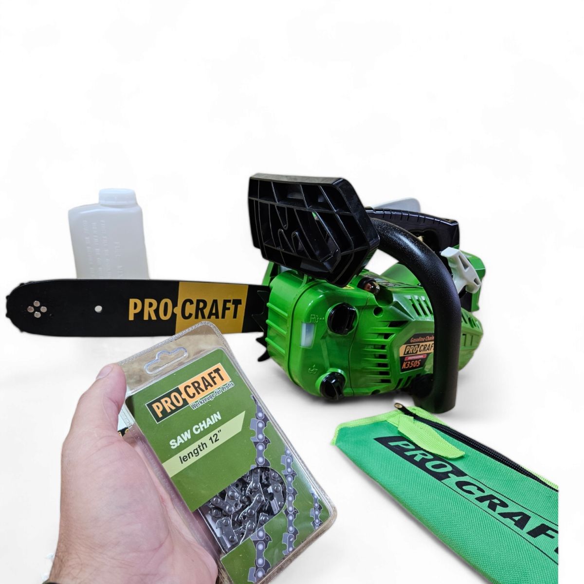 Бензопила цепная Pro Craft K 350S Германия 30cm