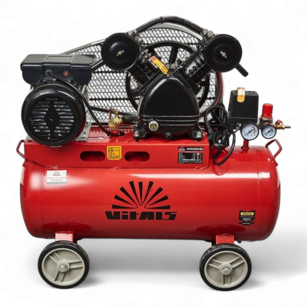 Компрессор 50 л ременной Vitals GK50.j65v2-8a Латвия