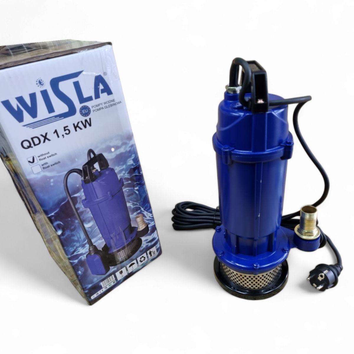 Занурювальний дренажний фекальний насос Wisla QDX 1.5 Kw