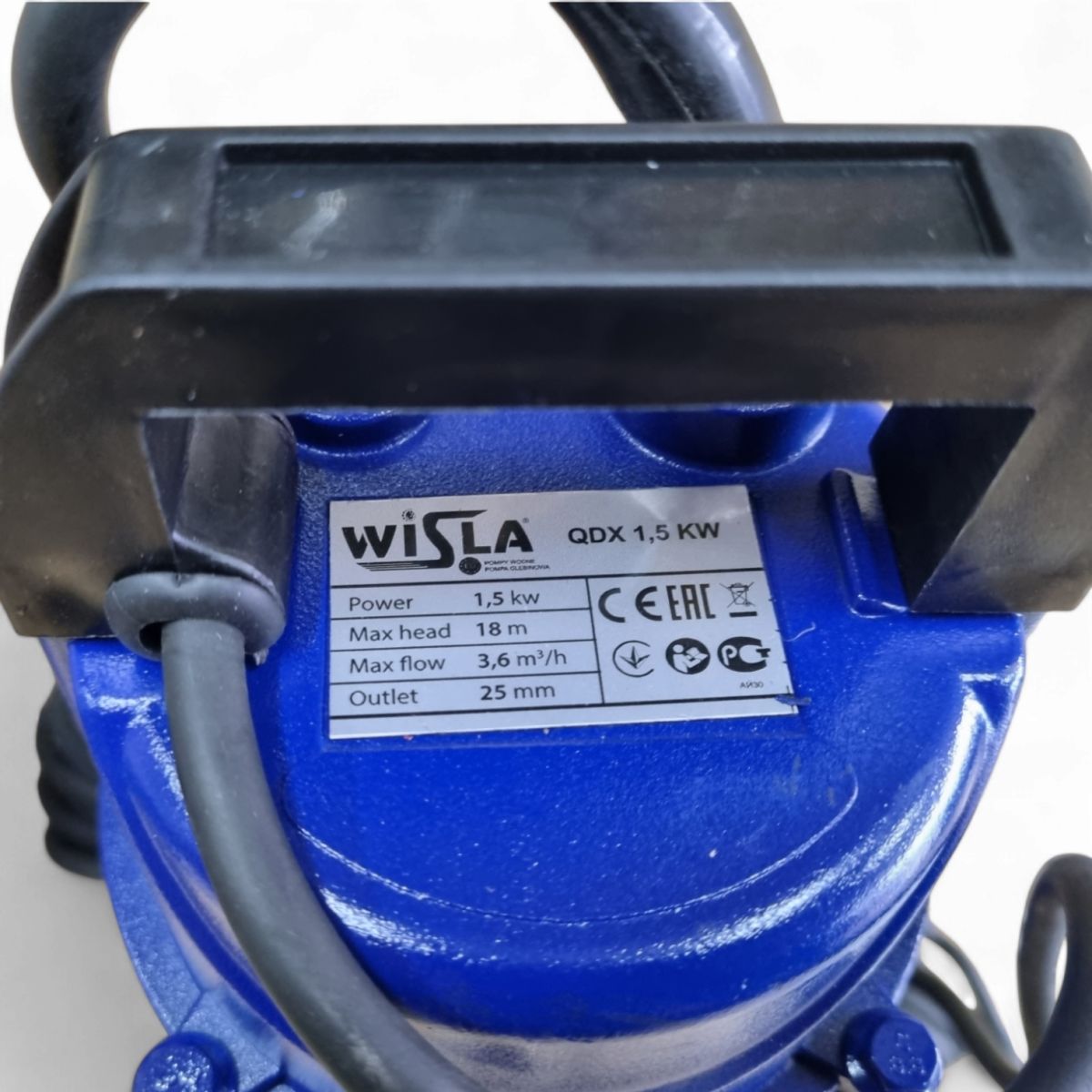 Занурювальний дренажний фекальний насос Wisla QDX 1.5 Kw