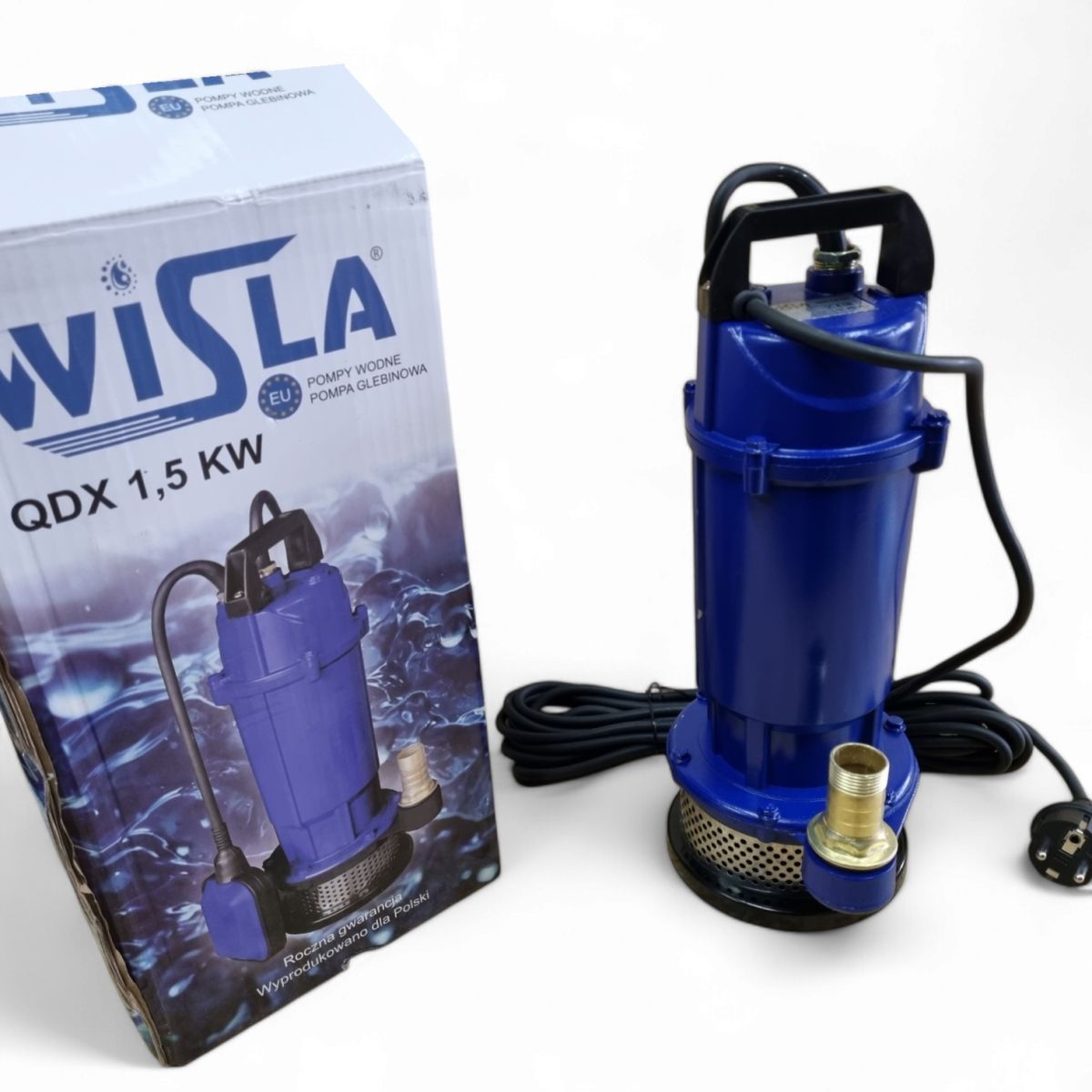 Занурювальний дренажний фекальний насос Wisla QDX 1.5 Kw