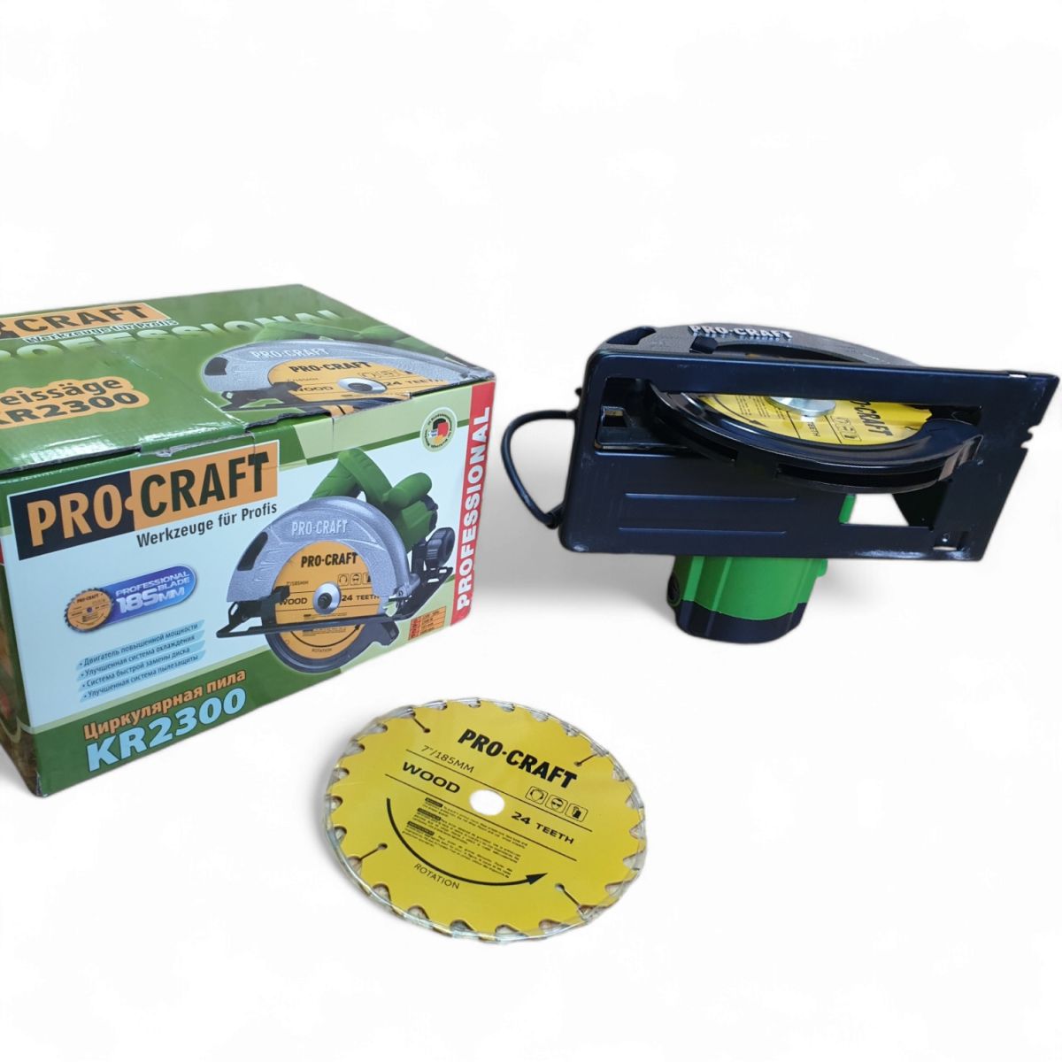 Циркулярная пила 185м 2300 Вт Pro Craft KR2300 Германия